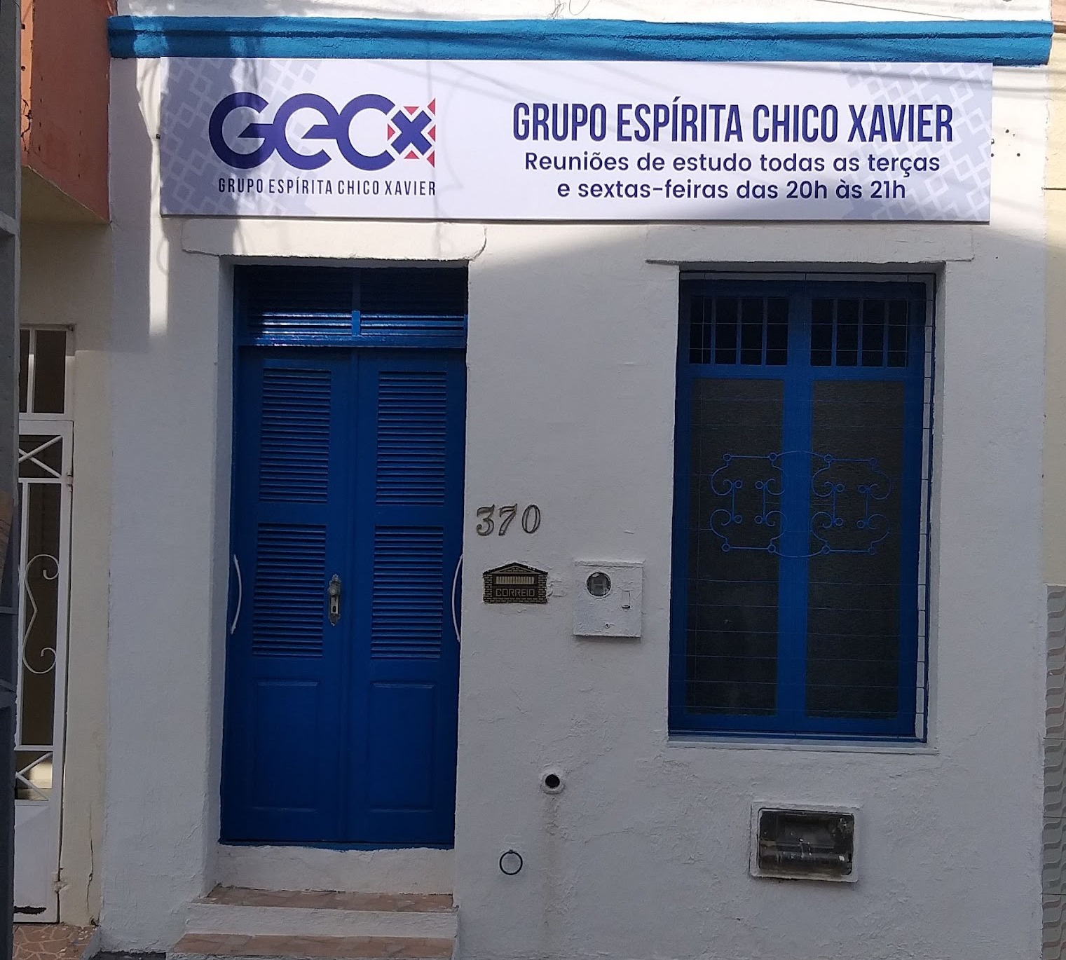 Fachada da sede do GECX, na Rua XV de Novembro, 370, Centro, Iguatu-CE